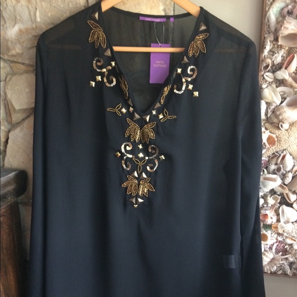 NWT Amita Naithani blouse/tunic cover